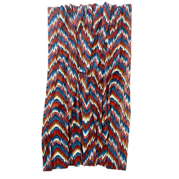 Flame Stitch Wide Window Panel - Picture 2 of 9